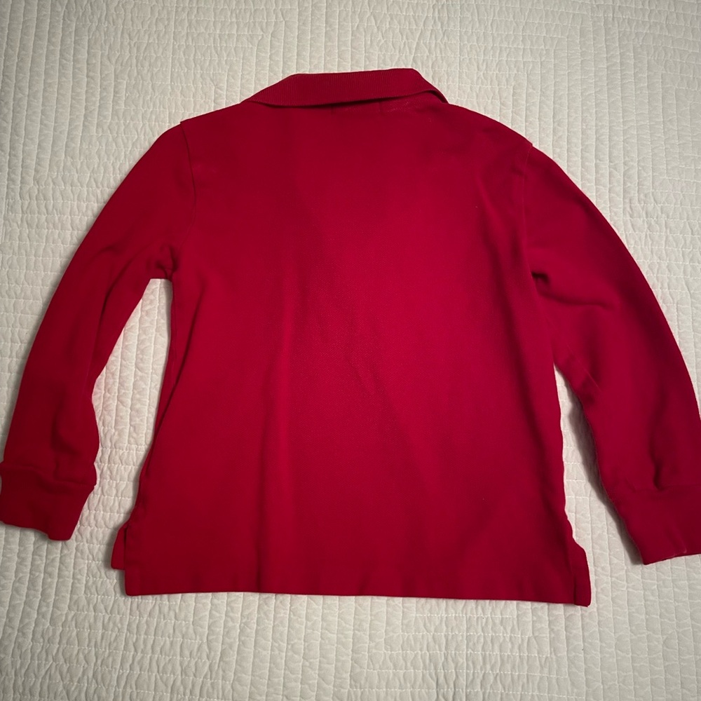 Polo Ralph Lauren Red Long Sleeve Shirt - Picture 3 of 5